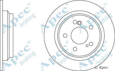 APEC BRAKING dsk605 -  Тормозной диск